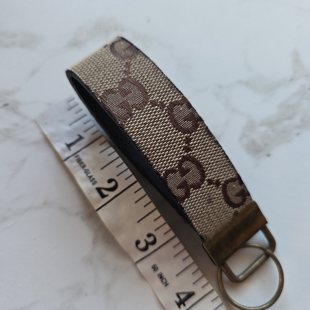 Gucci Upcycle Monogram Keychain - image 3